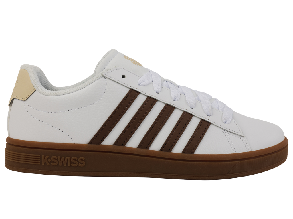04413-126-M | COURT TIEBREAK II | WHITE/SOFT SILT/CREME BRULEE/GUM