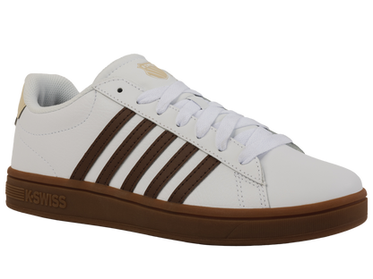 04413-126-M | COURT TIEBREAK II | WHITE/SOFT SILT/CREME BRULEE/GUM