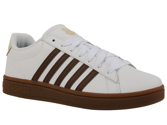 04413-126-M | COURT TIEBREAK II | WHITE/SOFT SILT/CREME BRULEE/GUM