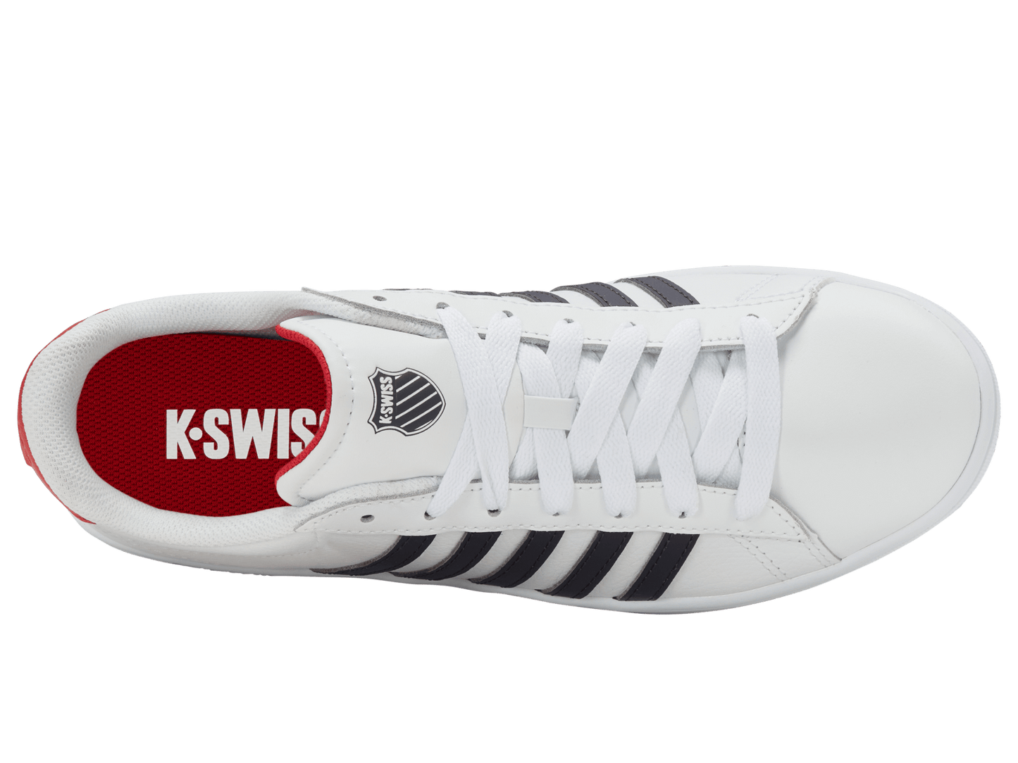 04413 - 128 - M | COURT TIEBREAK II | WHITE/PEACOAT/MARS RED - K - Swiss US - FOOTWEAR