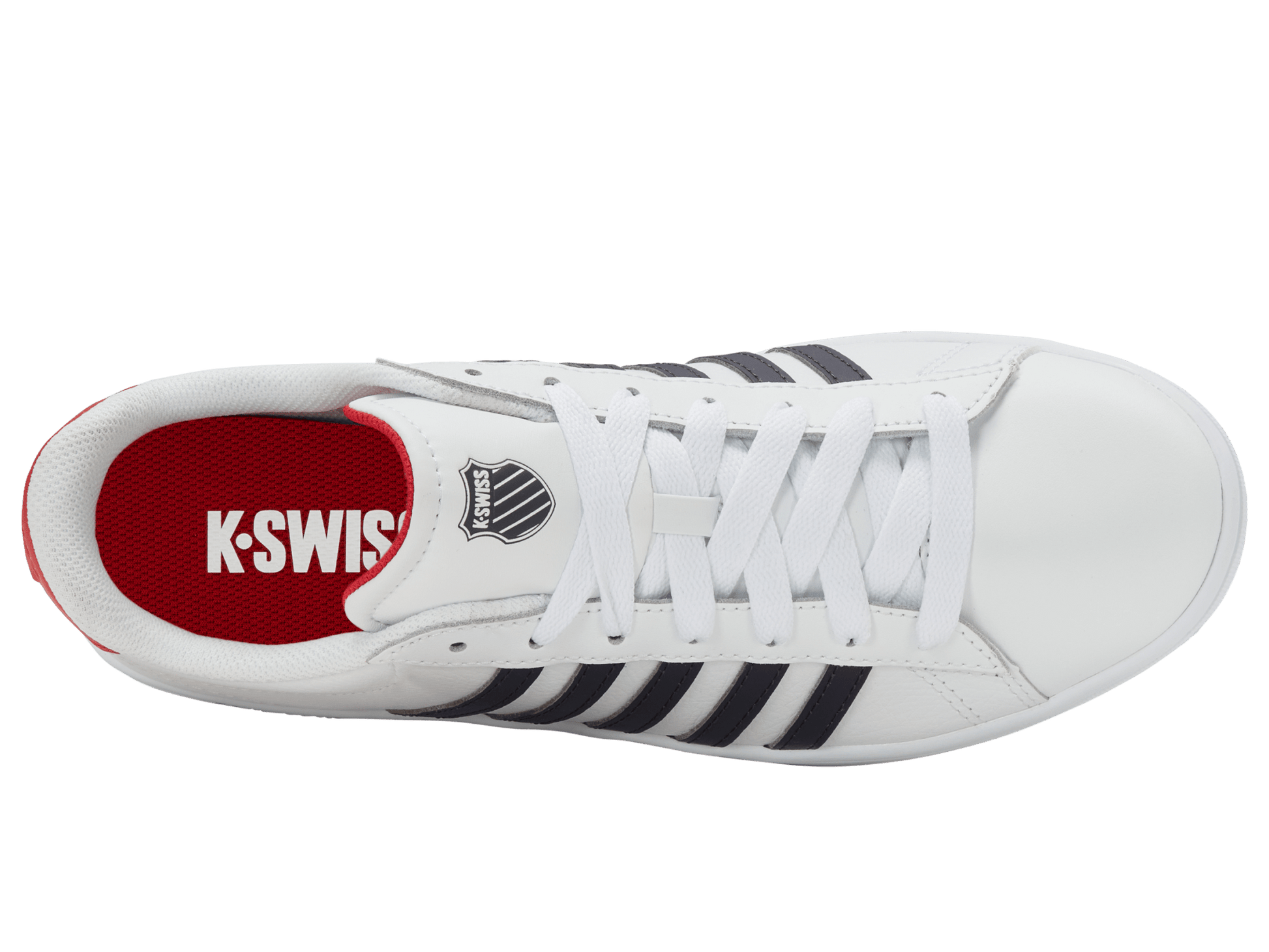 04413 - 128 - M | COURT TIEBREAK II | WHITE/PEACOAT/MARS RED - K - Swiss US - FOOTWEAR