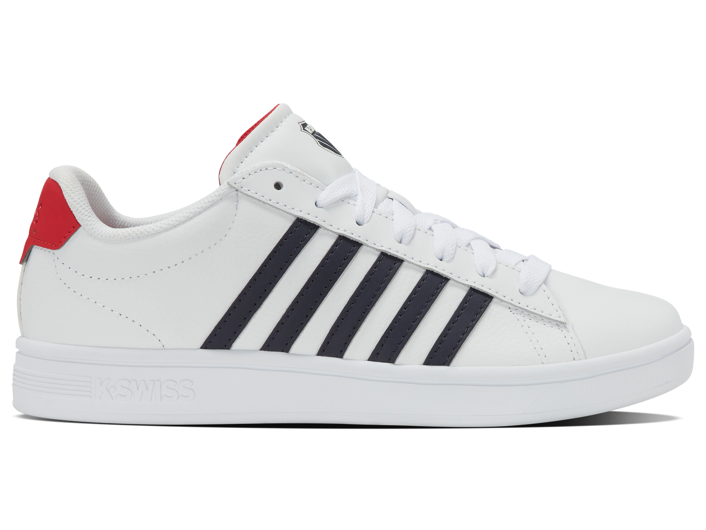 04413-128-M | COURT TIEBREAK II | WHITE/PEACOAT/MARS RED