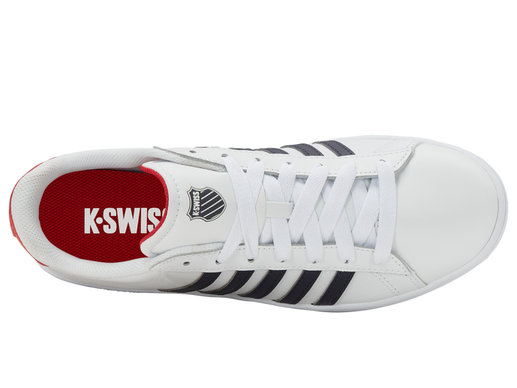 04413-128-M | COURT TIEBREAK II | WHITE/PEACOAT/MARS RED