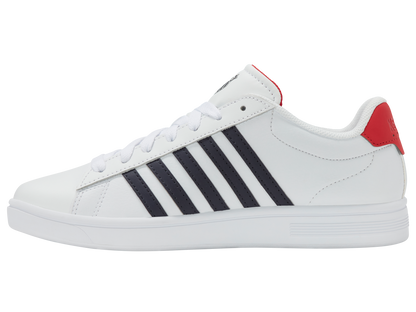04413-128-M | COURT TIEBREAK II | WHITE/PEACOAT/MARS RED