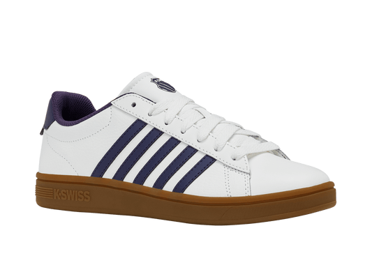 04413 - 140 - M | COURT TIEBREAK II | BRIGHT WHITE/NAVAL ACADEMY/GUM - K - Swiss US - FOOTWEAR