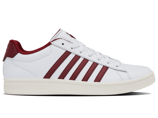 04413 - 152 - M | COURT TIEBREAK II | WHITE/TIBETAN RED/SNOW WHITE - K - Swiss US - FOOTWEAR