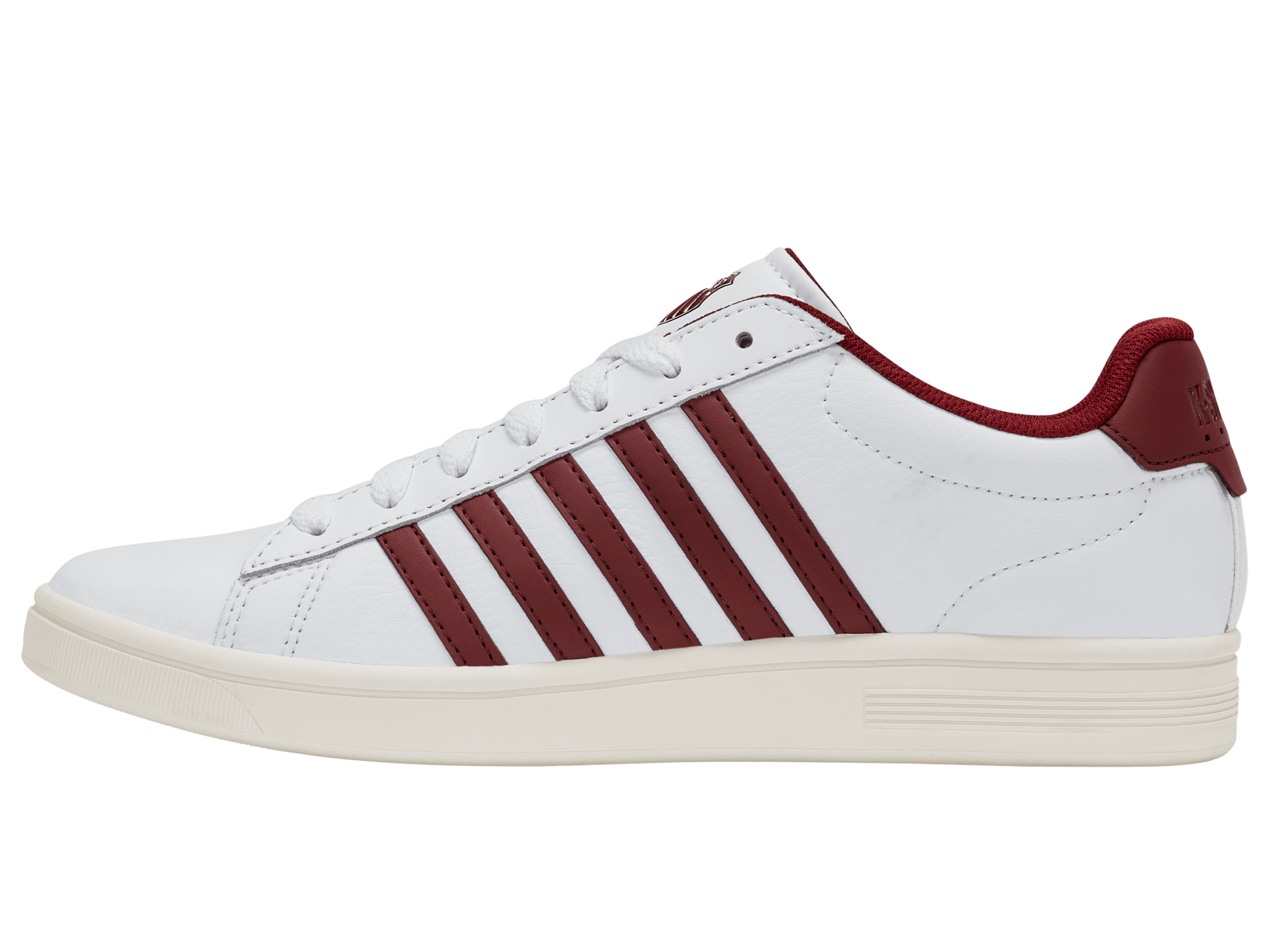 04413 - 152 - M | COURT TIEBREAK II | WHITE/TIBETAN RED/SNOW WHITE - K - Swiss US - FOOTWEAR
