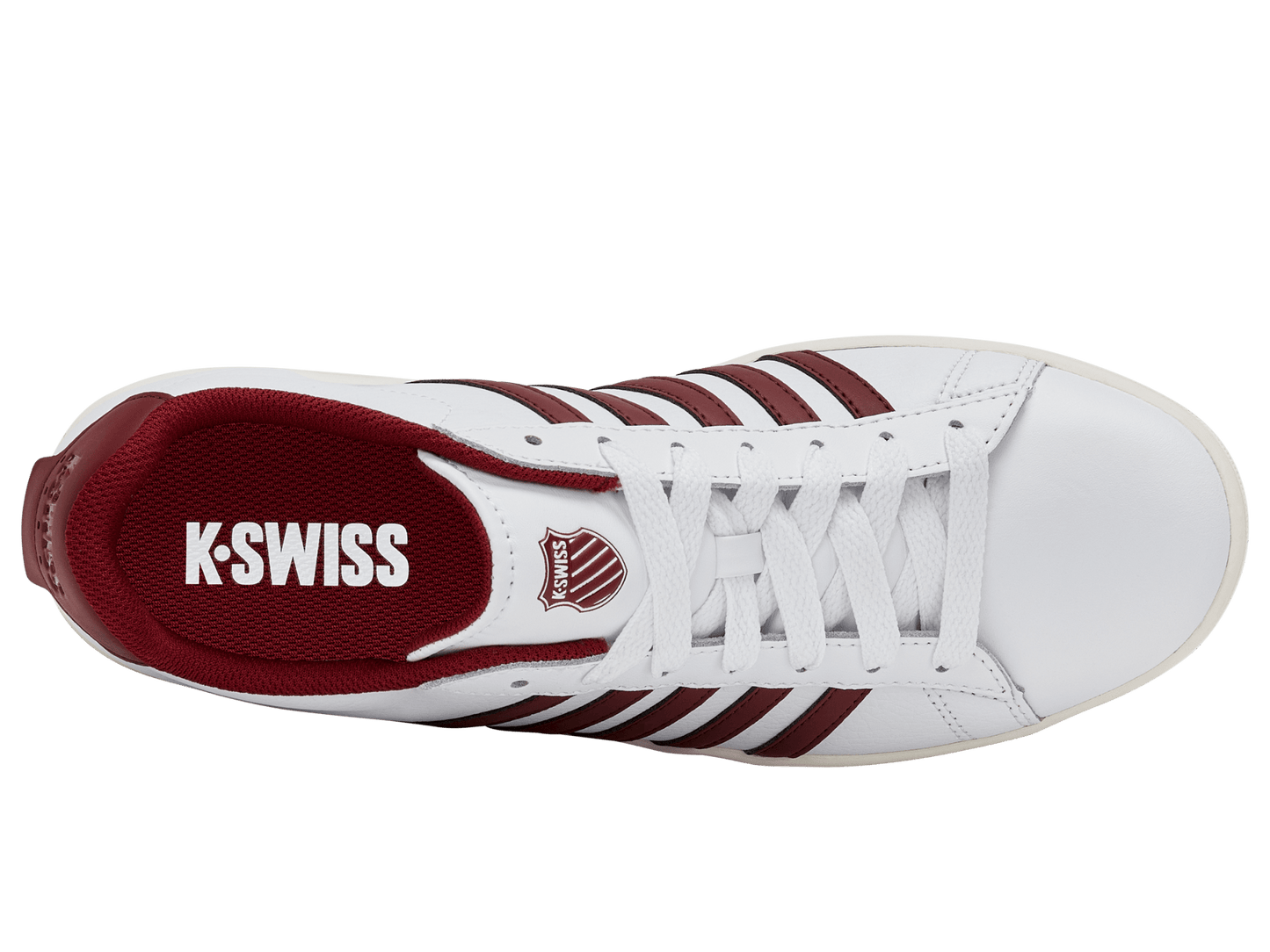 04413 - 152 - M | COURT TIEBREAK II | WHITE/TIBETAN RED/SNOW WHITE - K - Swiss US - FOOTWEAR