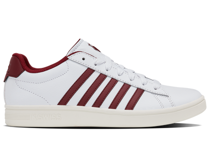 04413-152-M | COURT TIEBREAK II | WHITE/TIBETAN RED/SNOW WHITE