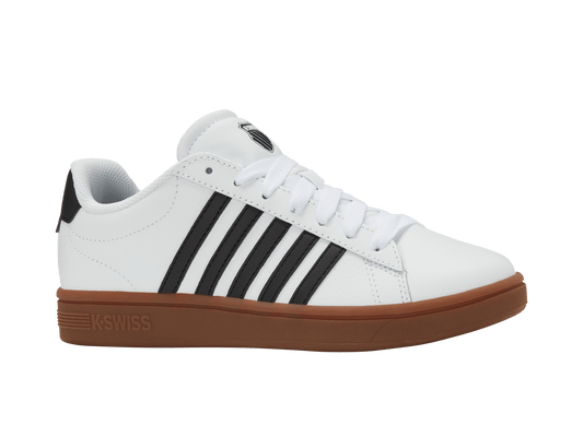 04413 - 168 - M | COURT TIEBREAK II | WHITE/BLACK/GUM - K - Swiss US - FOOTWEAR