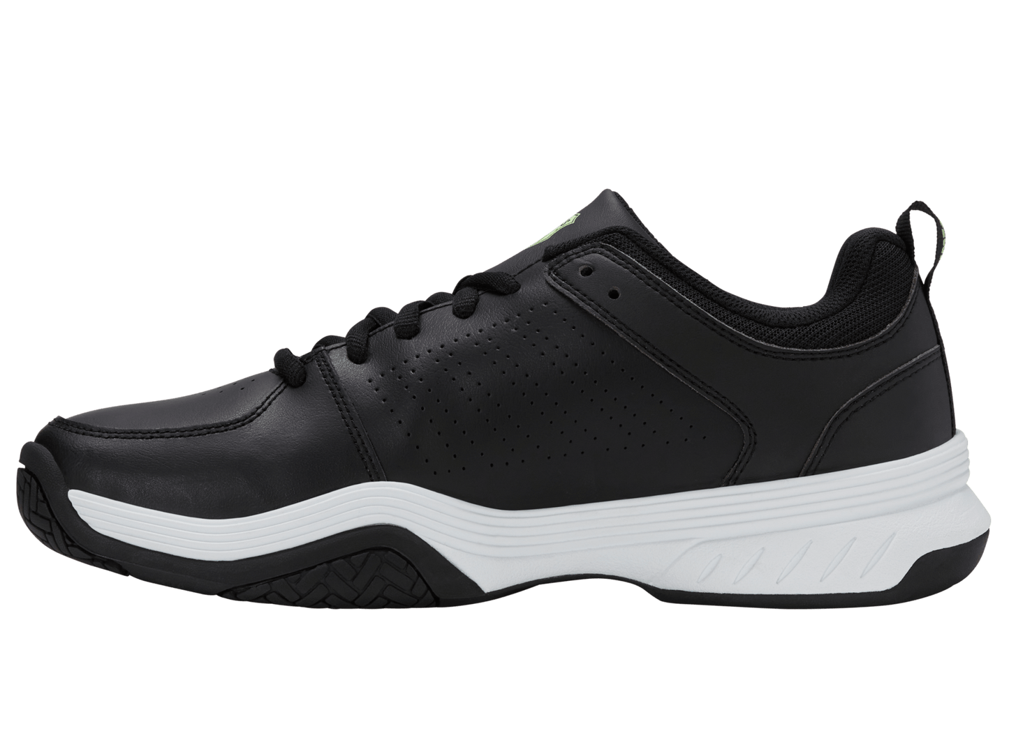 04428 - 064 - M | COURT EXPRESS 2 | BLACK/WHITE/SOFT NEON GREEN - K - Swiss US - FOOTWEAR
