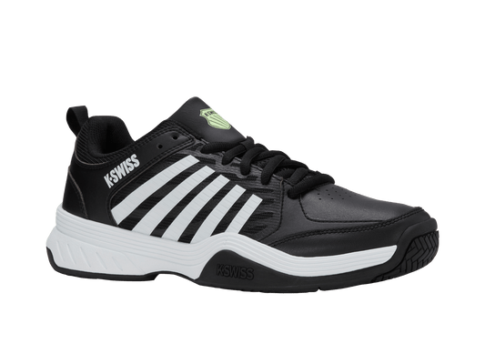 04428 - 064 - M | COURT EXPRESS 2 | BLACK/WHITE/SOFT NEON GREEN - K - Swiss US - FOOTWEAR