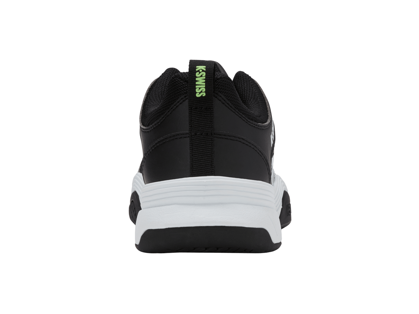 04428 - 064 - M | COURT EXPRESS 2 | BLACK/WHITE/SOFT NEON GREEN - K - Swiss US - FOOTWEAR