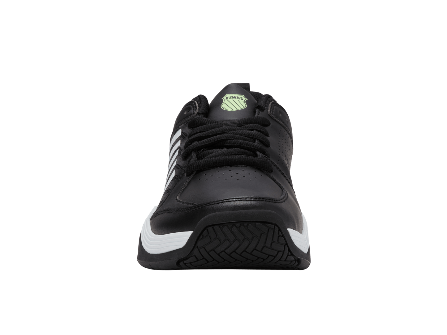 04428 - 064 - M | COURT EXPRESS 2 | BLACK/WHITE/SOFT NEON GREEN - K - Swiss US - FOOTWEAR