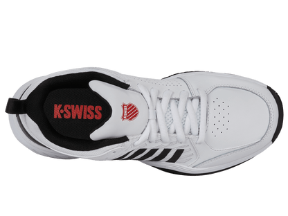 04428 - 140 - M | COURT EXPRESS 2 | WHITE/BLACK/MARS RED - K - Swiss US - FOOTWEAR