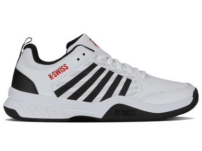 04428 - 140 - M | COURT EXPRESS 2 | WHITE/BLACK/MARS RED - K - Swiss US - FOOTWEAR