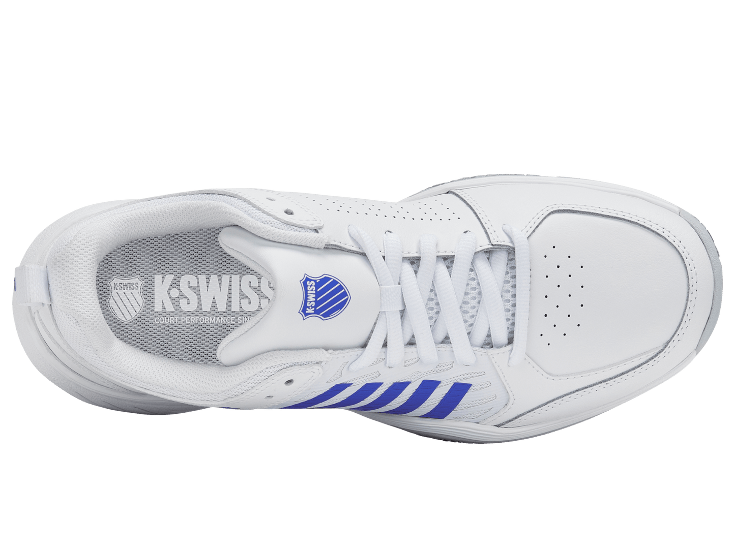 04428 - 142 - M | COURT EXPRESS 2 | WHITE/DAZZLING BLUE - K - Swiss US - FOOTWEAR