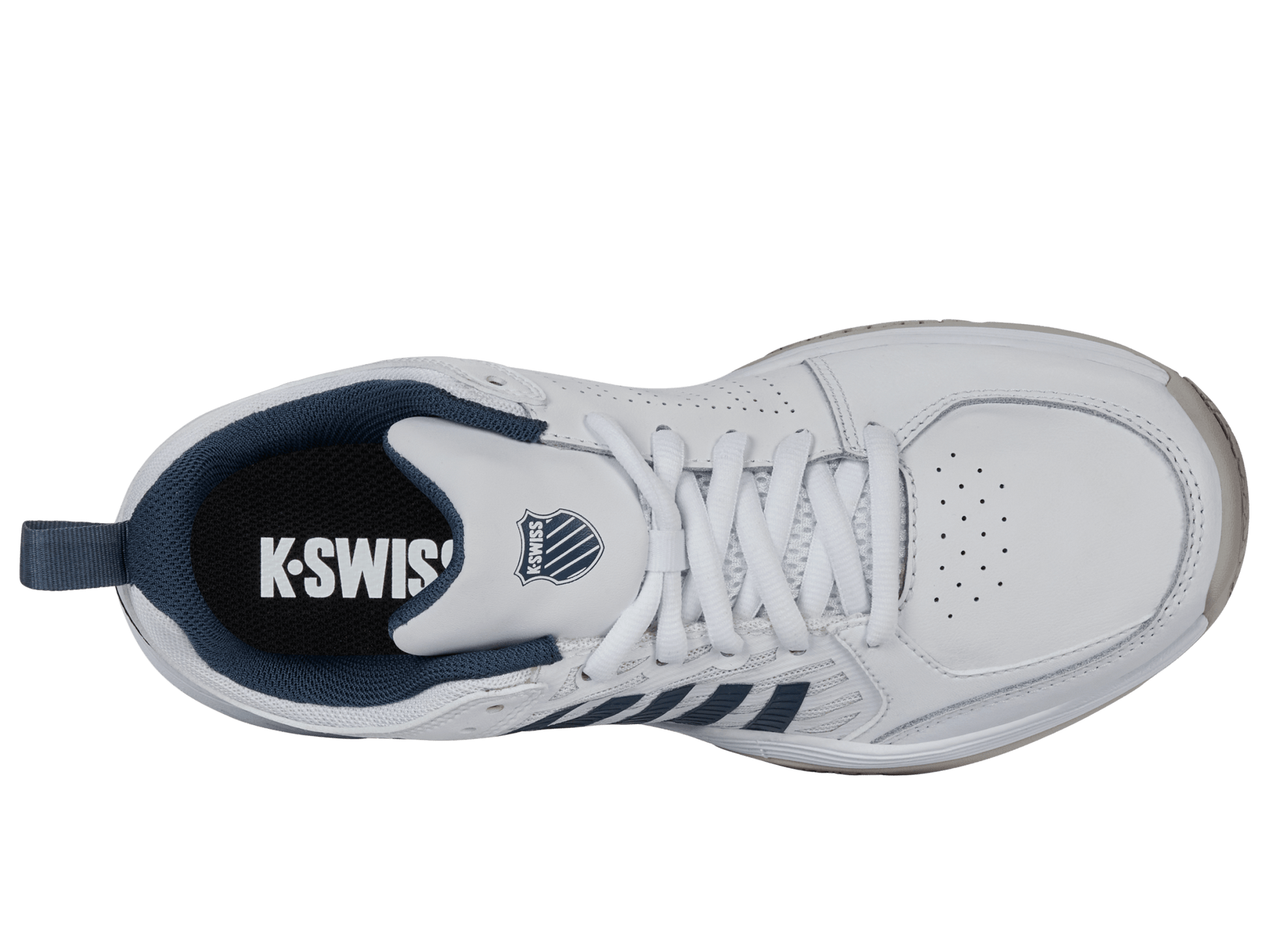 04428 - 179 - M | COURT EXPRESS 2 | WHITE/STARGAZER/VAPOR BLUE - K - Swiss US - FOOTWEAR
