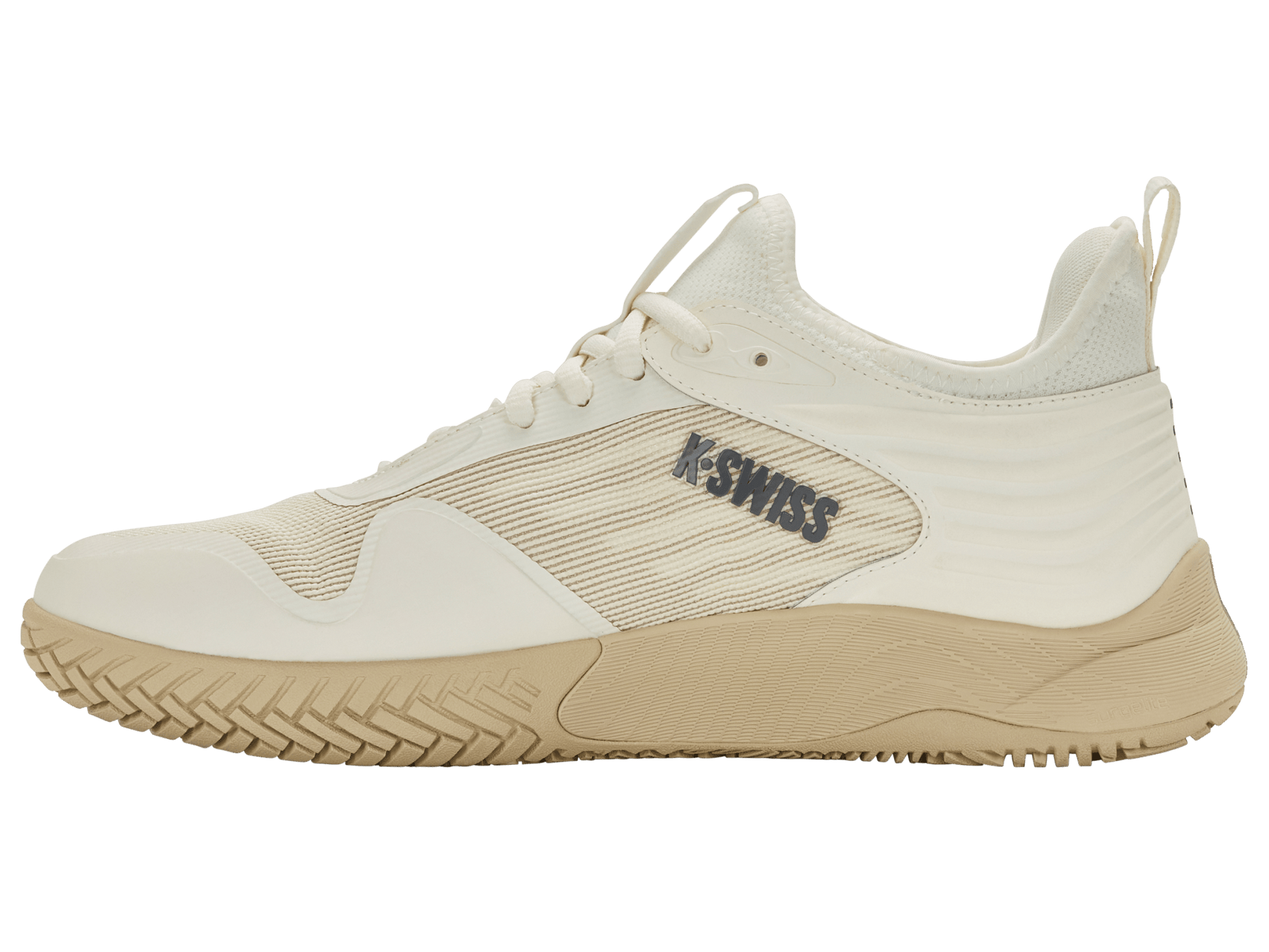 04432 - 159 - M | HYPERCOURT PINNACLE | EGRET/PALE KHAKI/TURBULENCE - K - Swiss US - FOOTWEAR