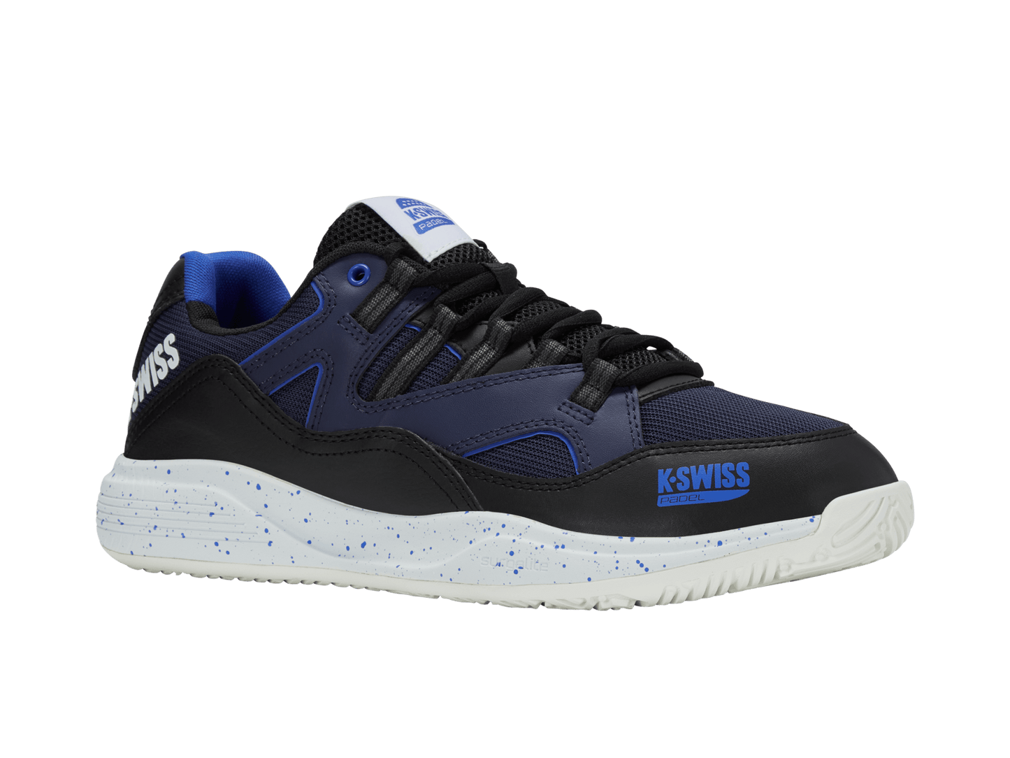 04435 - 032 - M | TURA TEAM PADEL | BLACK/NAVAL ACADEMY/DAZZLING BLUE - K - Swiss US - FOOTWEAR