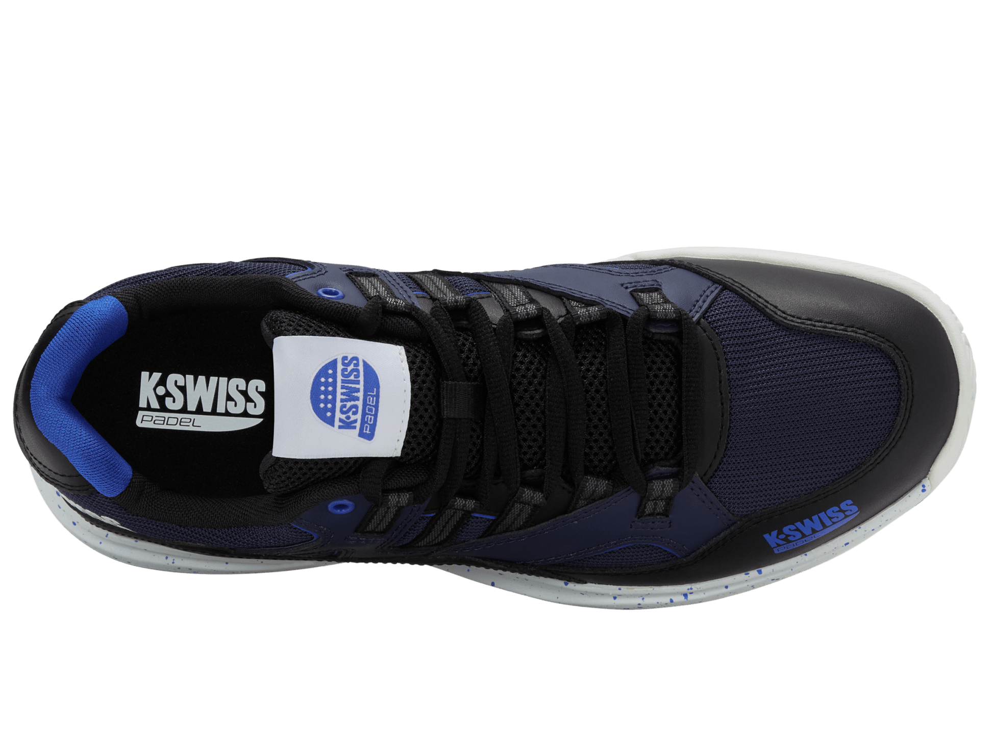 04435 - 032 - M | TURA TEAM PADEL | BLACK/NAVAL ACADEMY/DAZZLING BLUE - K - Swiss US - FOOTWEAR