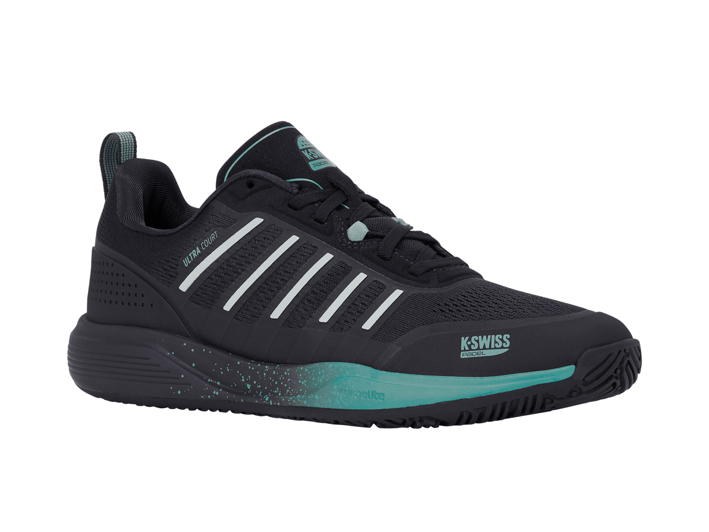 04436 - 021 - M | ULTRA COURT PADEL | CARBON/BALTIC/GLACIER GRAY - K - Swiss US - FOOTWEAR