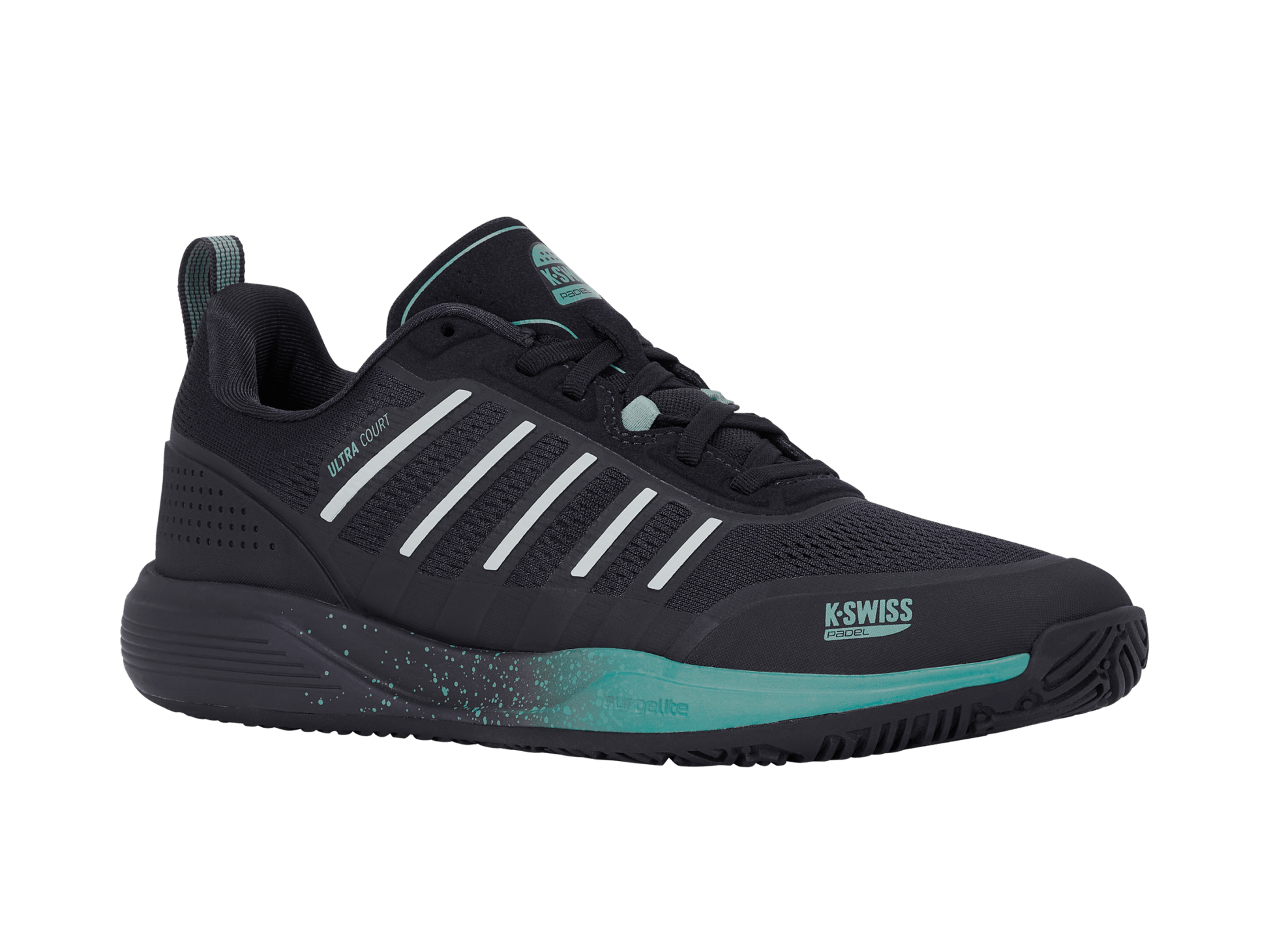 04436 - 021 - M | ULTRA COURT PADEL | CARBON/BALTIC/GLACIER GRAY - K - Swiss US - FOOTWEAR