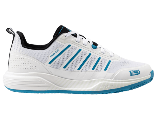 04436 - 967 - M | ULTRA COURT PADEL | WHITE/BLACK/BLUE MOON - K - Swiss US - FOOTWEAR