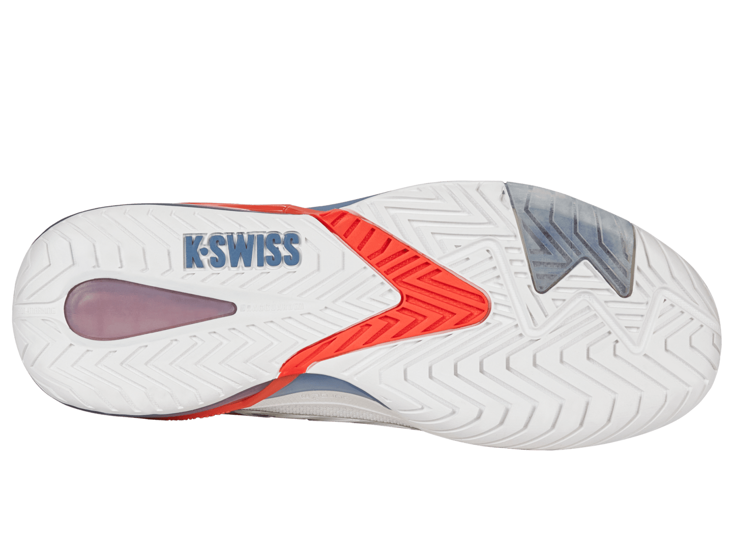 04437 - 139 - M | ULTRASHOT 4 | LUCENT WHITE/INFINITY/SCARLET IBIS - K - Swiss US - FOOTWEAR