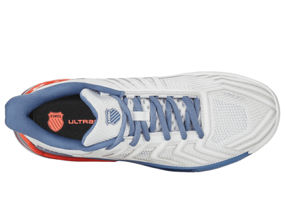 04437 - 139 - M | ULTRASHOT 4 | LUCENT WHITE/INFINITY/SCARLET IBIS - K - Swiss US - FOOTWEAR