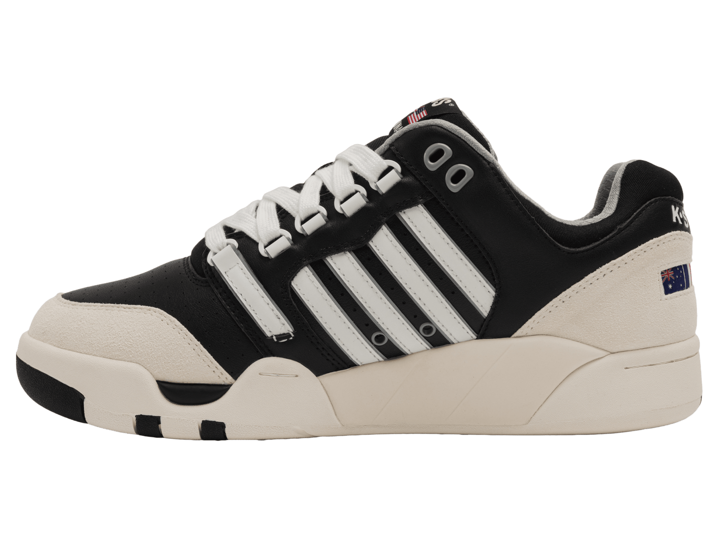 04440 - 030 - M | SI - 18 INTERNATIONAL C | BLACK/SNOW WHITE/BLANC DE BLANC - K - Swiss US - FOOTWEAR