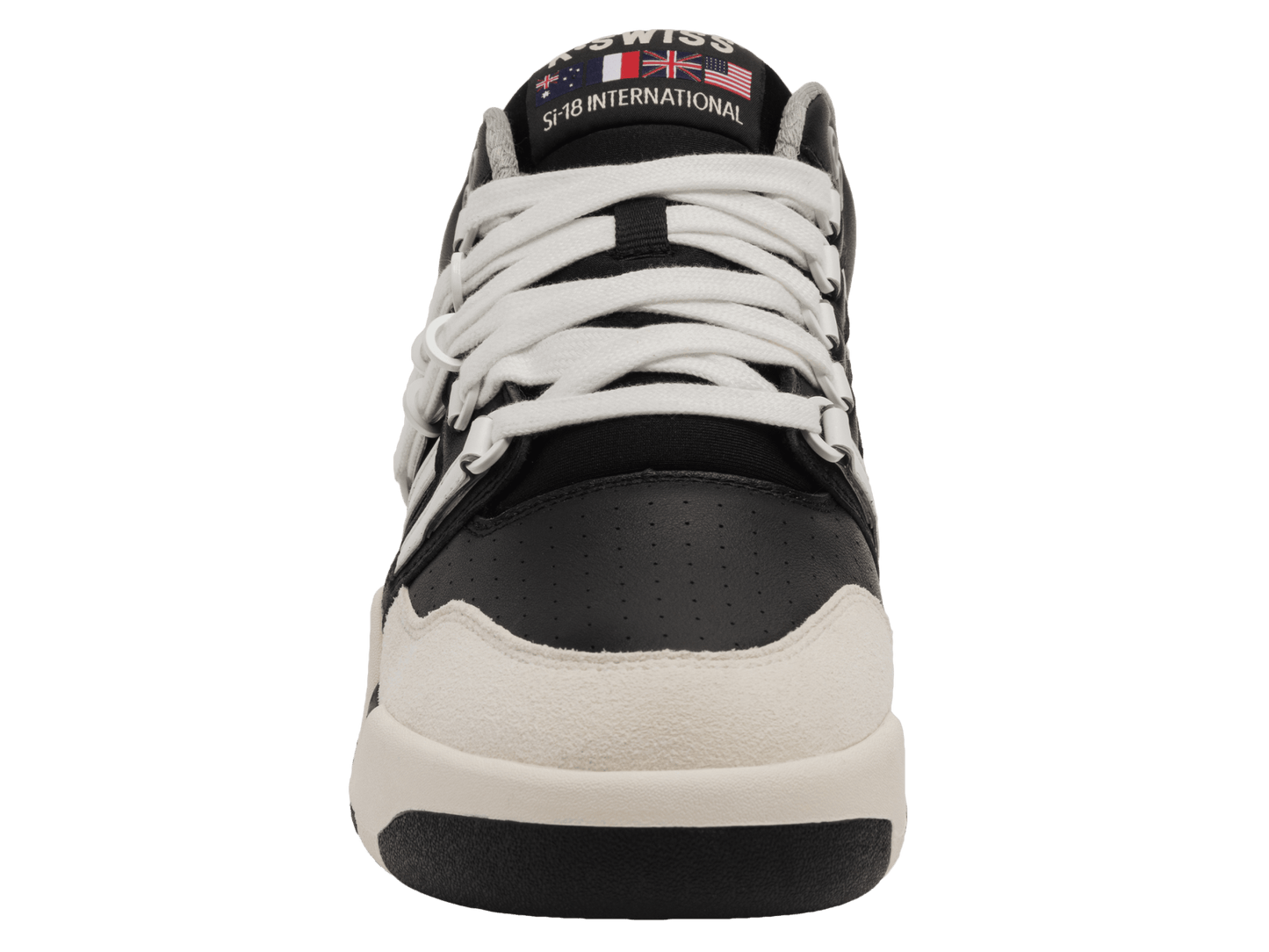 04440 - 030 - M | SI - 18 INTERNATIONAL C | BLACK/SNOW WHITE/BLANC DE BLANC - K - Swiss US - FOOTWEAR