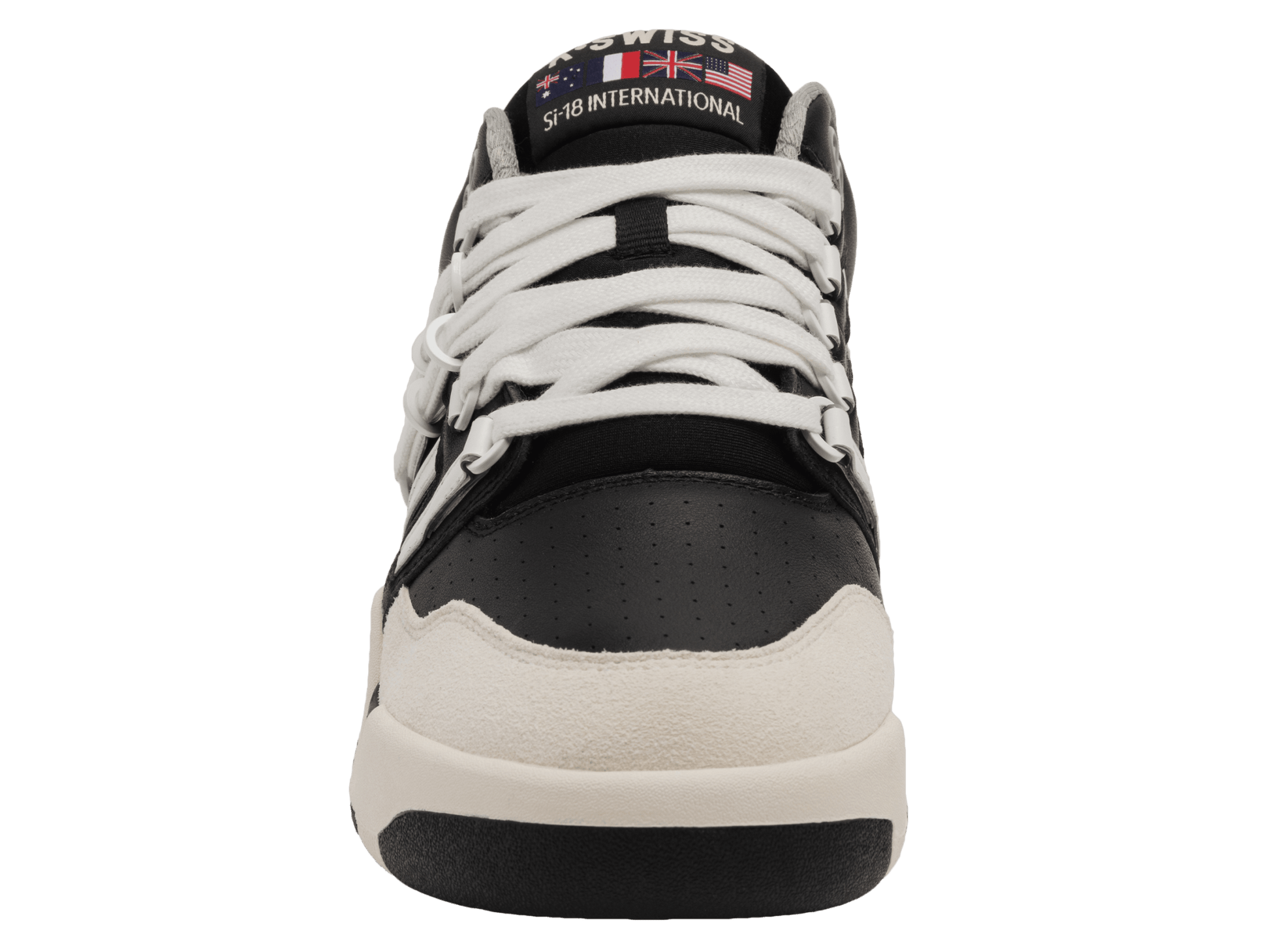 04440 - 030 - M | SI - 18 INTERNATIONAL C | BLACK/SNOW WHITE/BLANC DE BLANC - K - Swiss US - FOOTWEAR