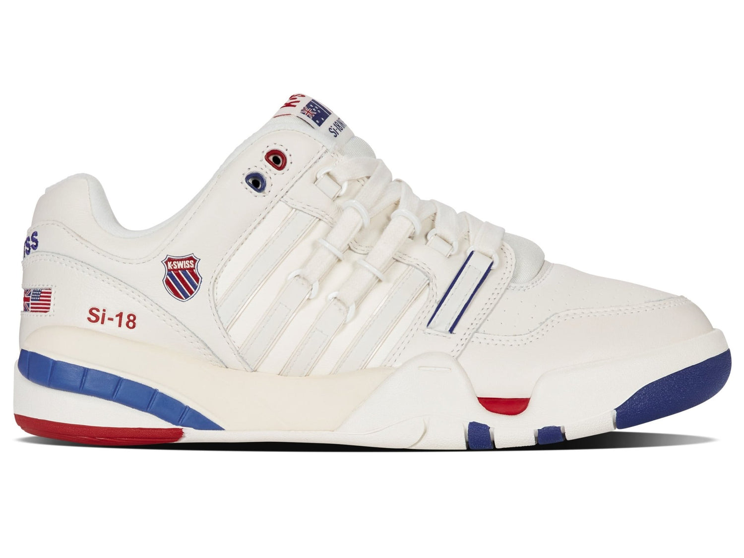 04440 - 124 - M | SI - 18 INTERNATIONAL C | BRIGHT WHITE/CLASSIC BLUE/RED (Copy) - K - Swiss US - FOOTWEAR