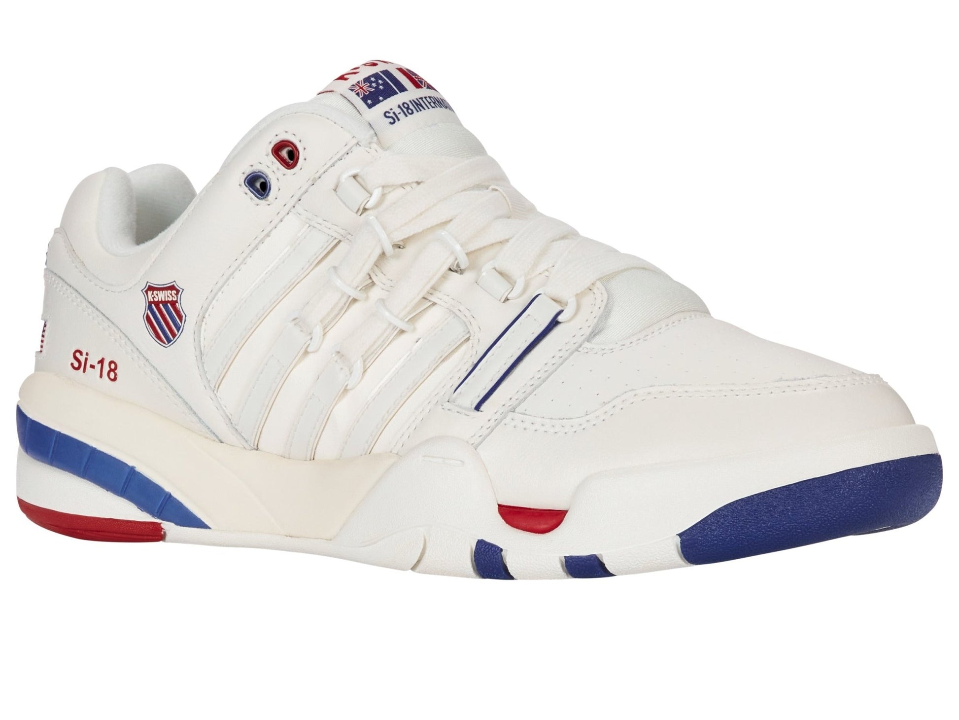 04440 - 124 - M | SI - 18 INTERNATIONAL C | BRIGHT WHITE/CLASSIC BLUE/RED (Copy) - K - Swiss US - FOOTWEAR