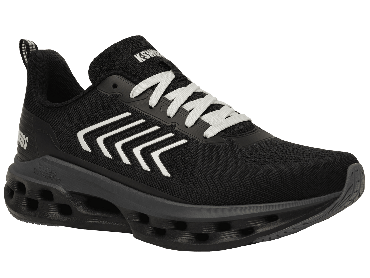 04494 - 049 - M | MELROSE TUBES LITE | BLACK/OYSTER MUSHROOM/ASPHALT/SILVER - K - Swiss US - FOOTWEAR