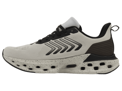 04494 - 070 - M | MELROSE TUBES LITE | OYSTER MUSHROOM/BLACK/MARS RED - K - Swiss US - FOOTWEAR