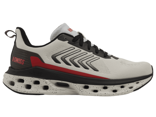 04494 - 070 - M | MELROSE TUBES LITE | OYSTER MUSHROOM/BLACK/MARS RED - K - Swiss US - FOOTWEAR