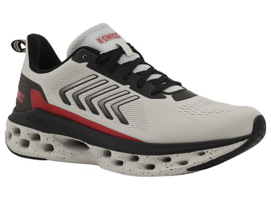 04494 - 070 - M | MELROSE TUBES LITE | OYSTER MUSHROOM/BLACK/MARS RED - K - Swiss US - FOOTWEAR