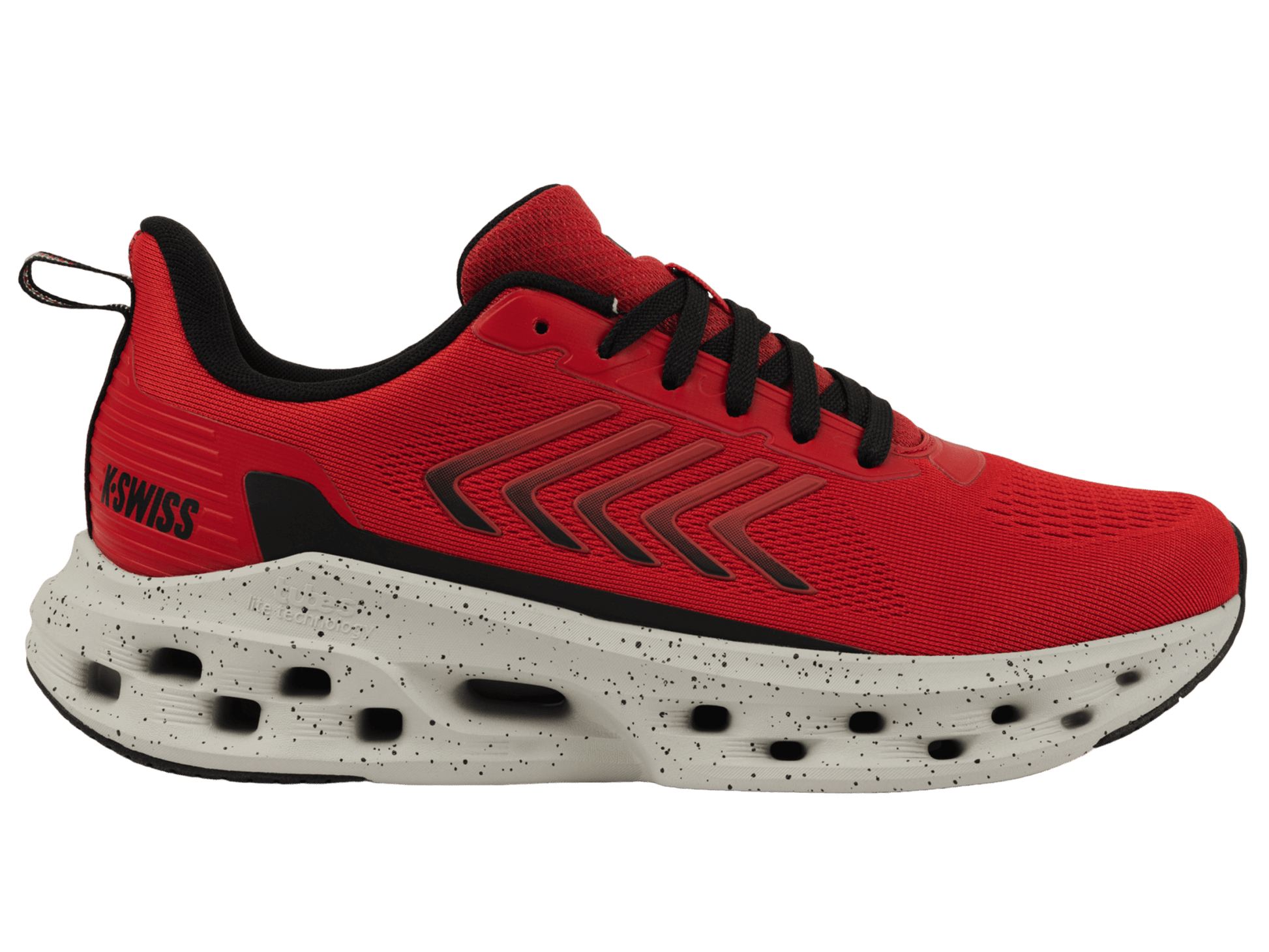 04494 - 072 - M | MELROSE TUBES LITE | MARS RED/BLACK/OYSTER MUSHROOM - K - Swiss US - FOOTWEAR