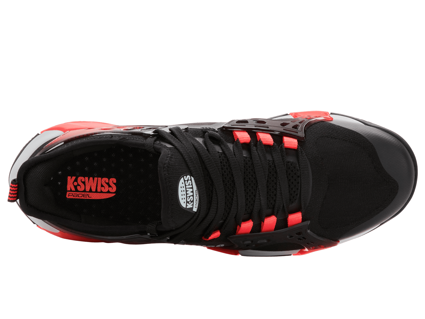 04597 - 074 - M | K - FRAME PADEL | BLACK/MICRO CHIP/NEON LAVA - K - Swiss US - FOOTWEAR