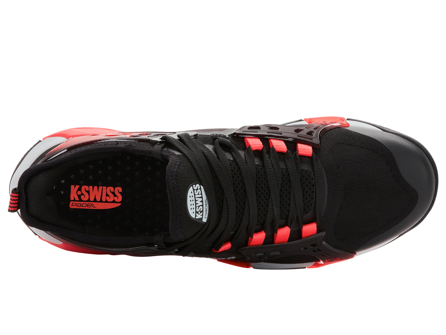 04597-074-M | K-FRAME PADEL | BLACK/MICRO CHIP/NEON LAVA