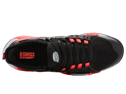 04597-074-M | K-FRAME PADEL | BLACK/MICRO CHIP/NEON LAVA