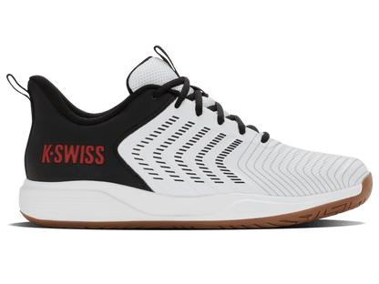04602 - 153 - M | ULTRASHOT LIGHT INDOOR | WHITE/BLACK/HIGH RISK RED - K - Swiss US - FOOTWEAR