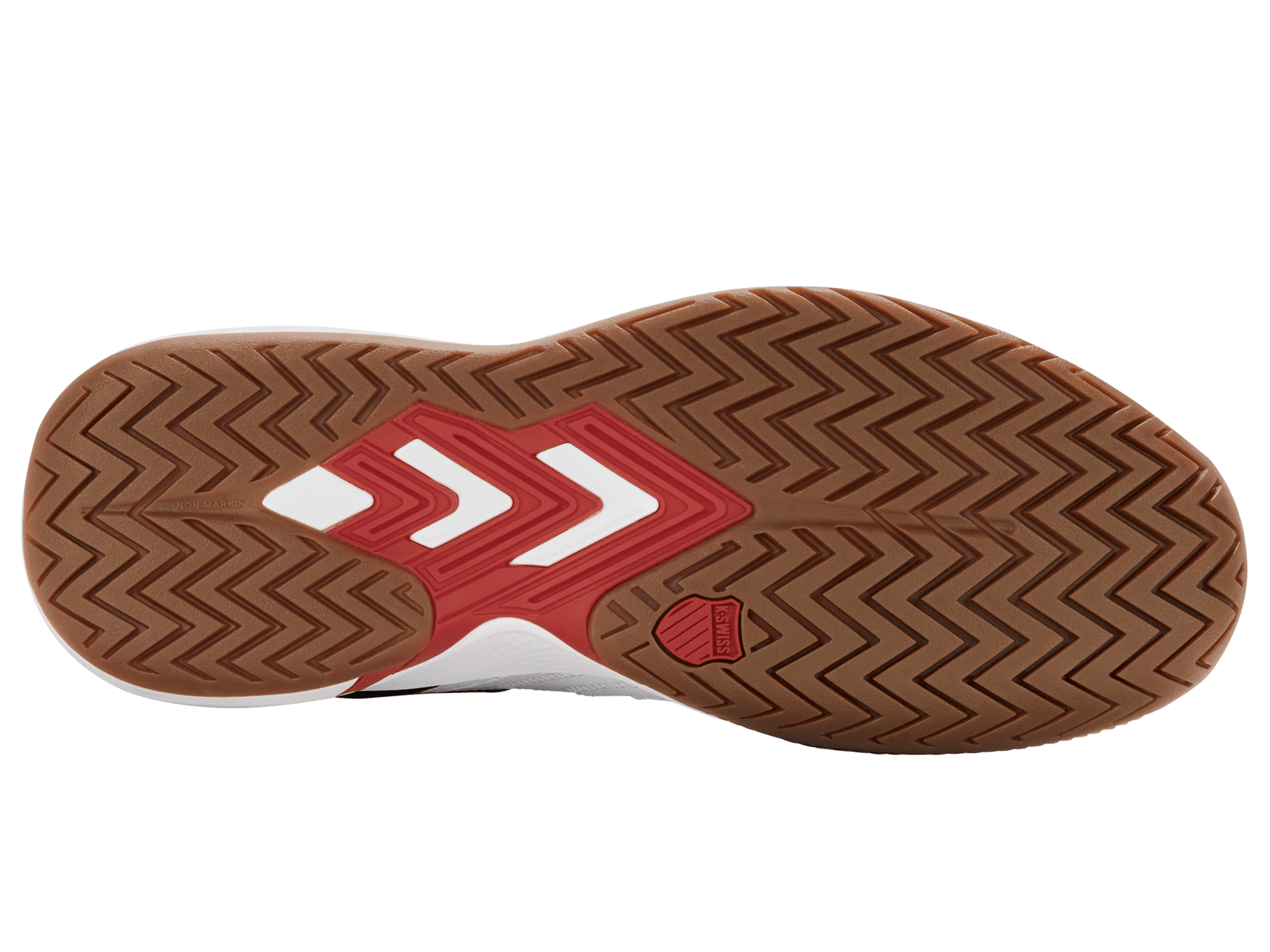 04602 - 153 - M | ULTRASHOT LIGHT INDOOR | WHITE/BLACK/HIGH RISK RED - K - Swiss US - FOOTWEAR