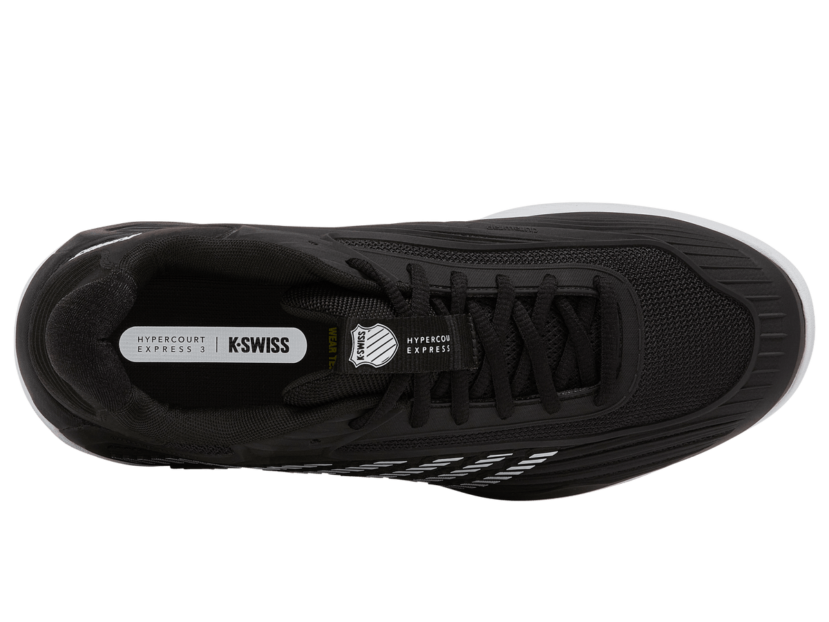 04603-002-M | HYPERCOURT EXPRESS 3 | BLACK/WHITE - K-Swiss US FOOTWEAR