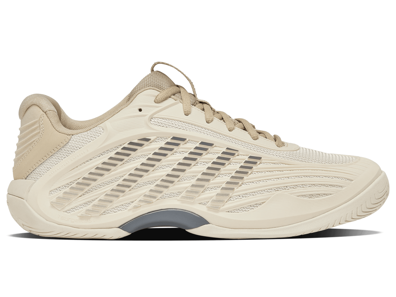 04603 - 081 - M | HYPERCOURT EXPRESS 3 | WHITECAP GRAY/PALE KHAKI/TURBULENCE - K - Swiss US - FOOTWEAR