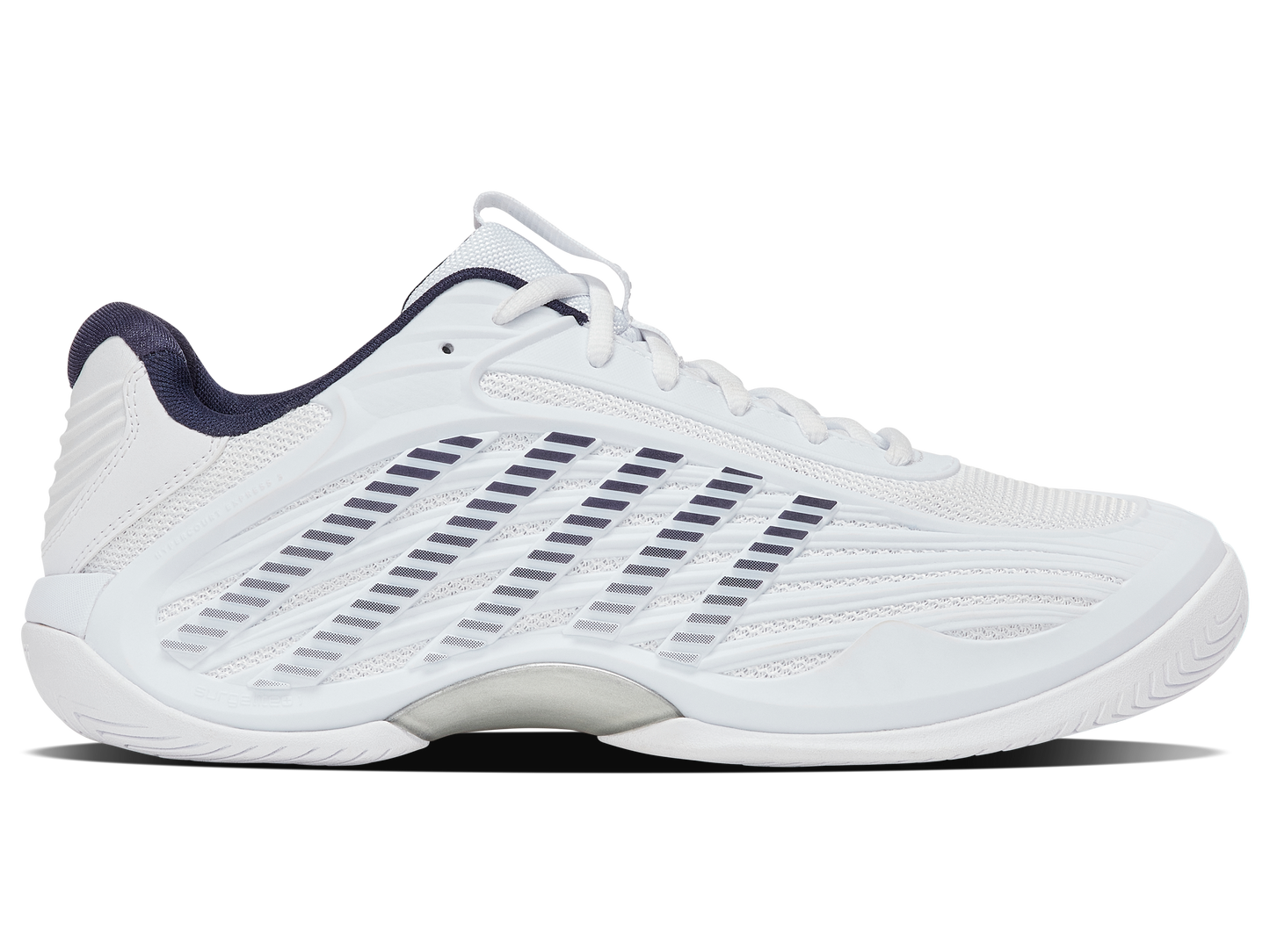 04605-161-W | HYPERCOURT EXPRESS 3 2E | WHITE/PEACOAT/SILVER