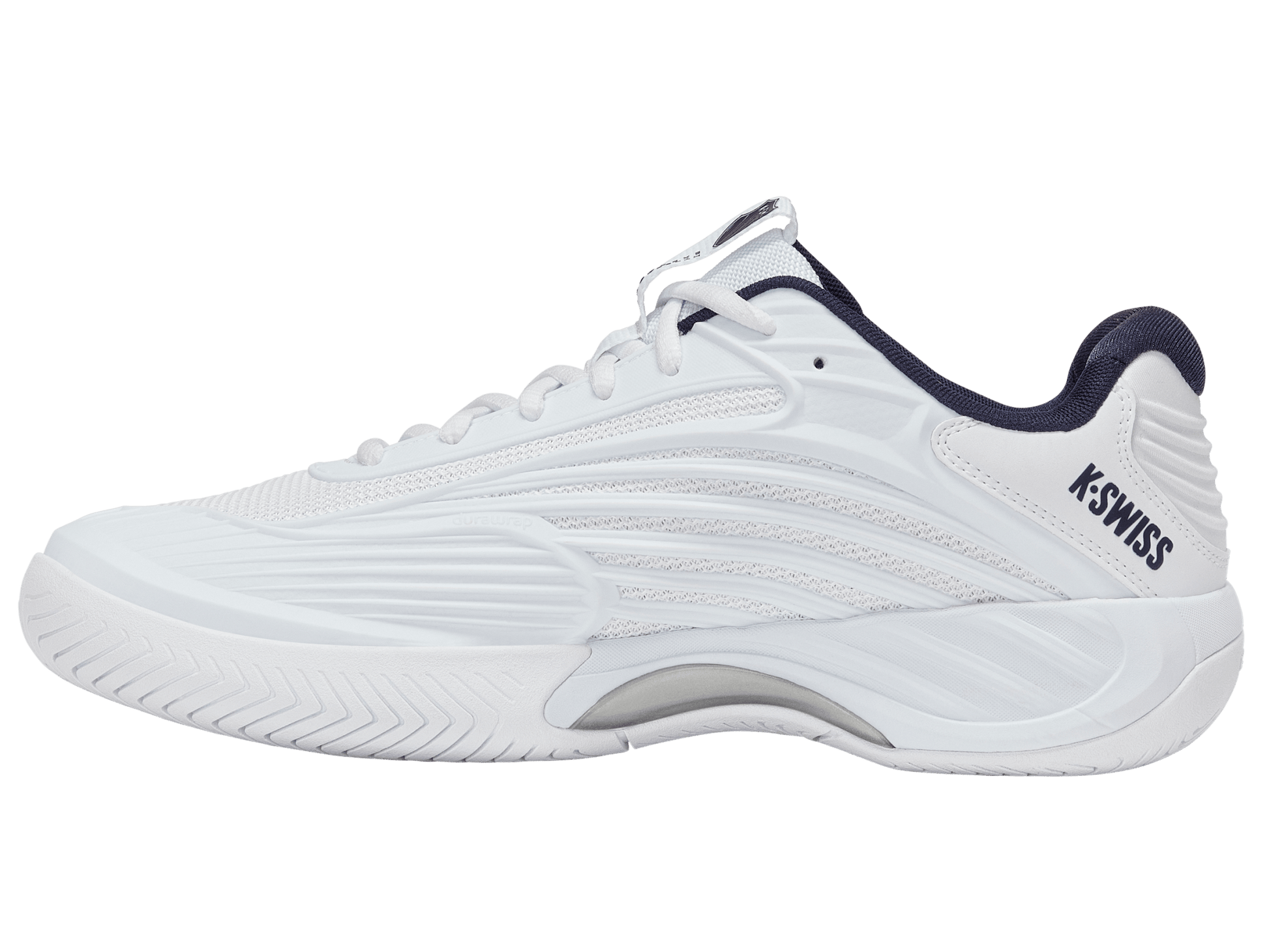 04605 - 161 - W | HYPERCOURT EXPRESS 3 2E | WHITE/PEACOAT/SILVER - K - Swiss US - FOOTWEAR