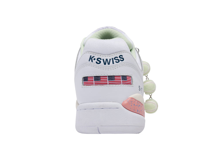 04731-173-M | SI-18 INTERNATIONAL C X BROCK | WHITE/PINK LEMONADE/TENNIS BALL/COURT/EGRET